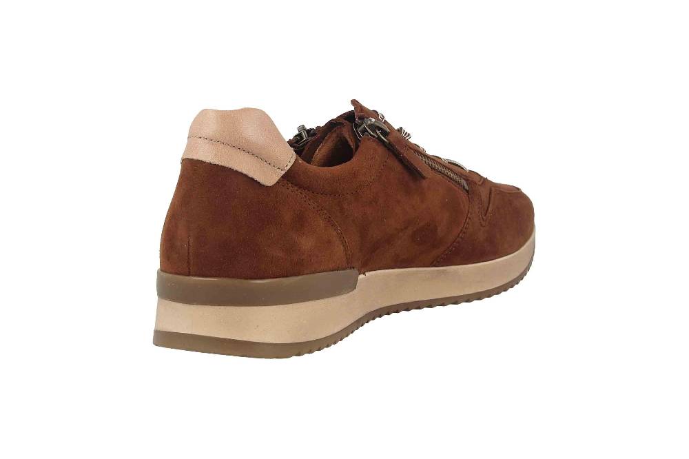 Gabor Sport Sneaker In Übergrößen Braun 53.422.18 Große Damenschuhe