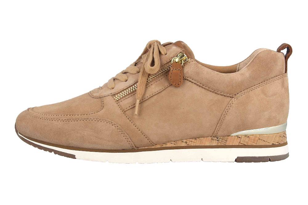 Gabor Sport Sneaker in Übergrößen Braun 63.431.14 große Damenschuhe
