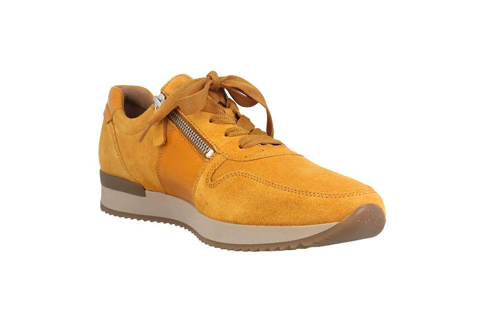 Gabor Sport Sneaker In Übergrößen Gelb 53.420.91 Große Damenschuhe