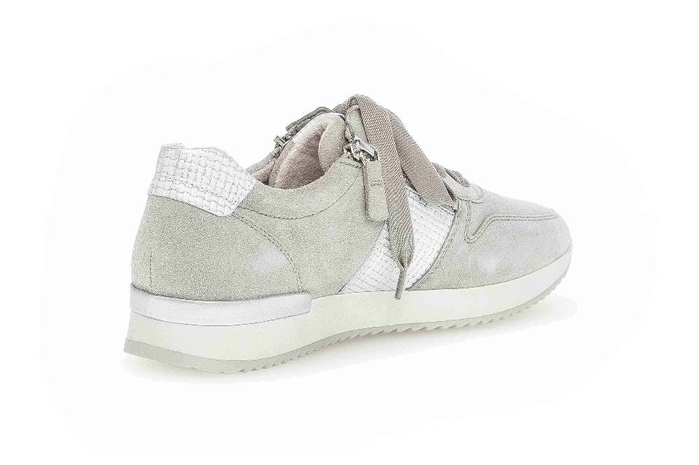 Gabor Sport Sneaker In Übergrößen Grau 63.420.19 Große Damenschuhe