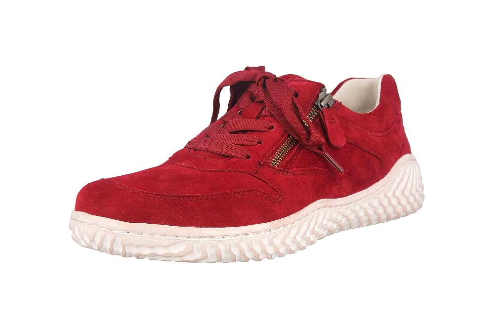 Gabor Sport Sneaker In Übergrößen Rot 53.381.15 Große Damenschuhe