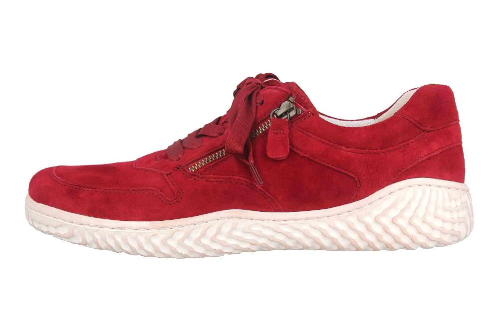 Gabor Sport Sneaker in Übergrößen Rot 53.381.15 große Damenschuhe