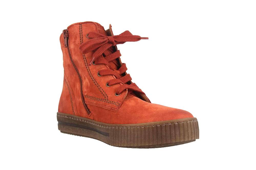 Gabor Sport Sneaker In Übergrößen Rot 53.561.15 Große Damenschuhe