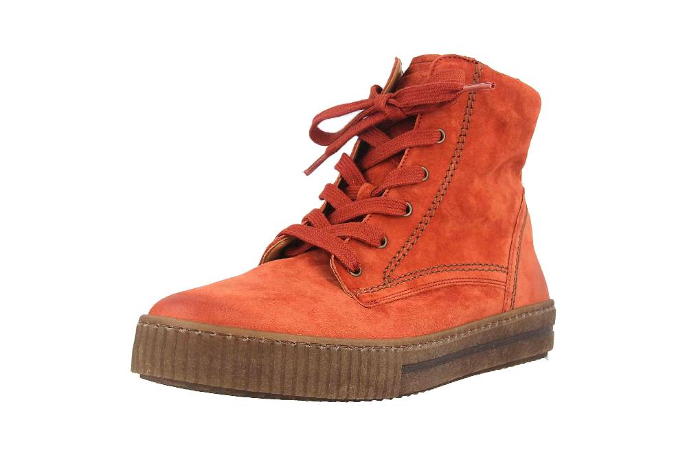 Gabor Sport Sneaker In Übergrößen Rot 53.561.15 Große Damenschuhe