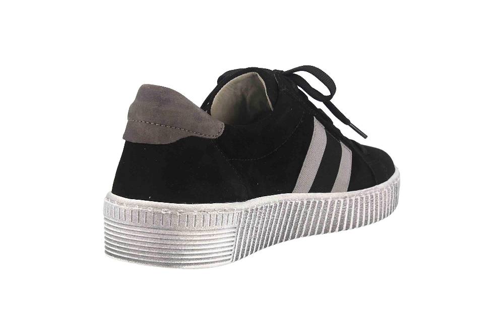 Gabor Sport Sneaker In Übergrößen Schwarz 53.336.17 Große Damenschuhe
