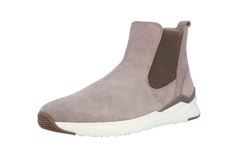 Gabor Sport Stiefeletten In Übergrößen Beige 53.780.12 Große Damenschuhe