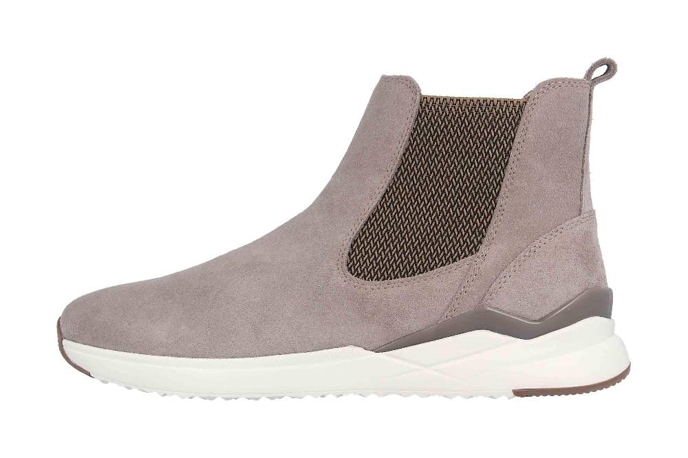 Gabor Sport Stiefeletten In Übergrößen Beige 53.780.12 Große Damenschuhe