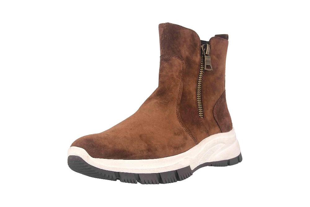 Gabor Sport Stiefeletten In Übergrößen Braun 53.572.18 Große Damenschuhe