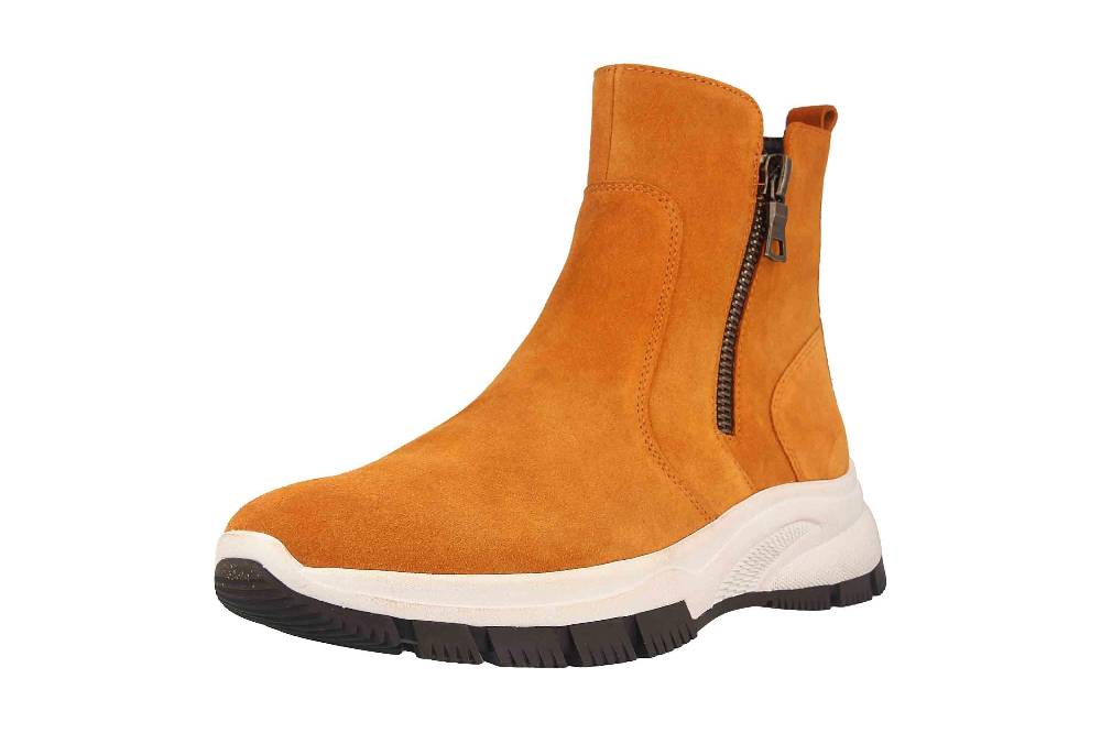 Gabor Sport Stiefeletten In Übergrößen Gelb 53.572.10 Große Damenschuhe