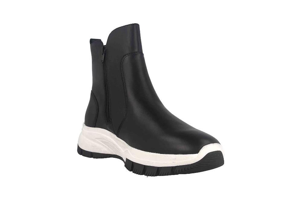 Gabor Sport Stiefeletten In Übergrößen Schwarz 53.572.27 Große Damenschuhe