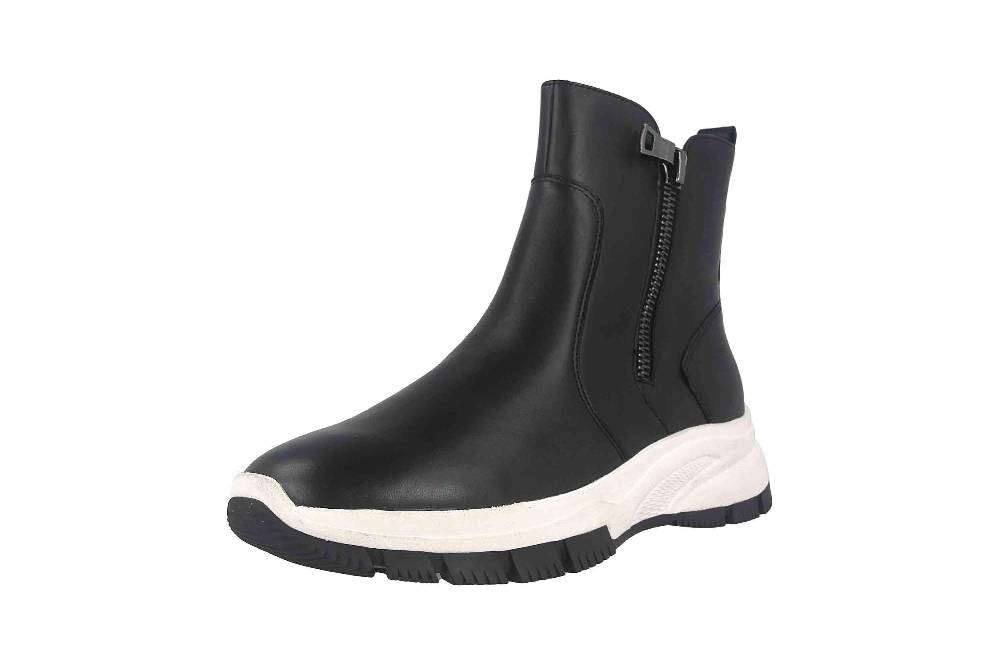 Gabor Sport Stiefeletten In Übergrößen Schwarz 53.572.27 Große Damenschuhe
