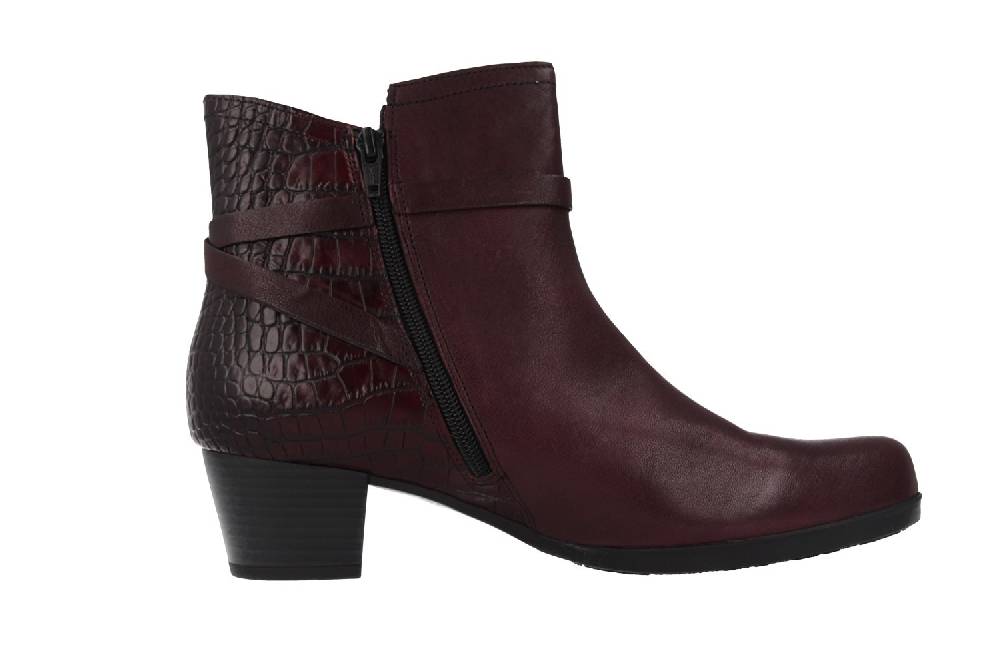 Gabor Stiefelette In Übergrößen Rot 36.633.24 Große Damenschuhe