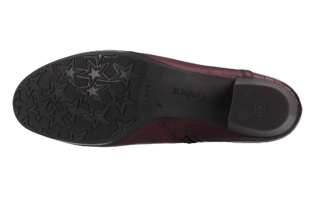 Gabor Stiefelette In Übergrößen Rot 36.633.24 Große Damenschuhe