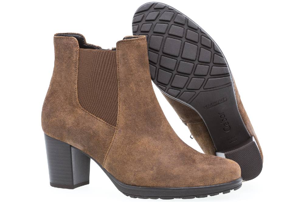 Gabor Stiefeletten In Übergrößen Braun 75.541.14 Große Damenschuhe