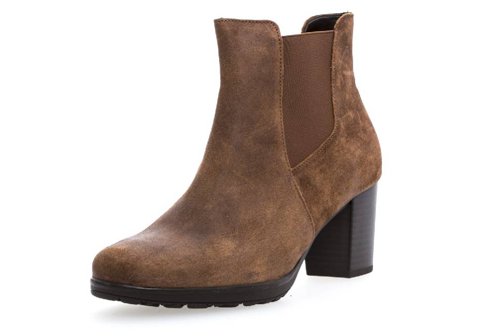 Gabor Stiefeletten in Übergrößen Braun 75.541.14 große Damenschuhe