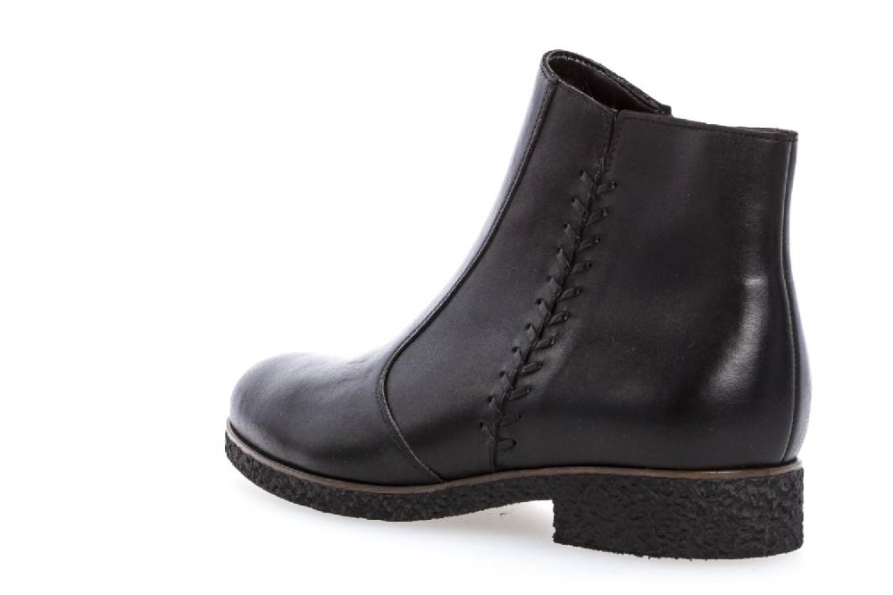 Gabor Stiefeletten In Übergrößen Schwarz 71.670.27 Große Damenschuhe