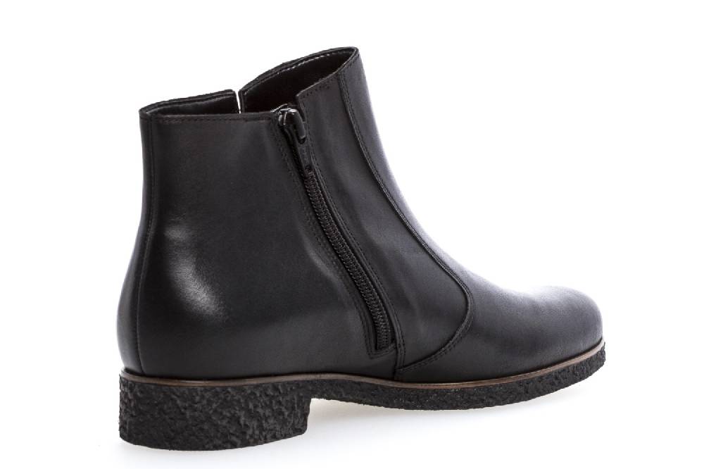 Gabor Stiefeletten In Übergrößen Schwarz 71.670.27 Große Damenschuhe