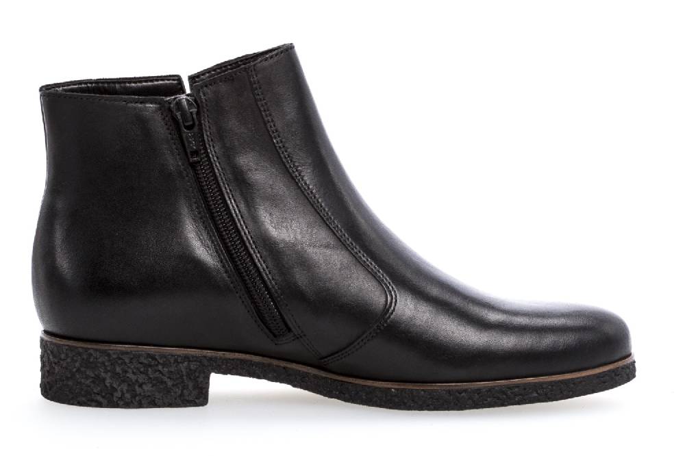 Gabor Stiefeletten In Übergrößen Schwarz 71.670.27 Große Damenschuhe