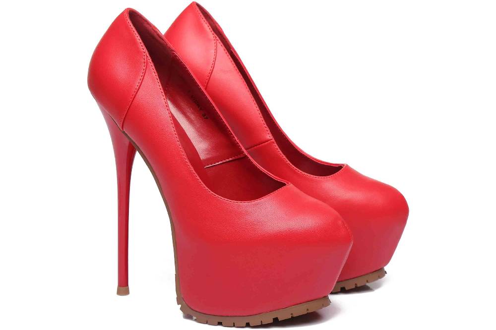 Giaro High Heels In Übergrößen Rot Vicky Red Matte Große Damenschuhe