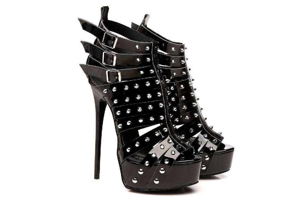 Giaro Multissima Sandalette In Übergrößen Schwarz Große Damenschuhe