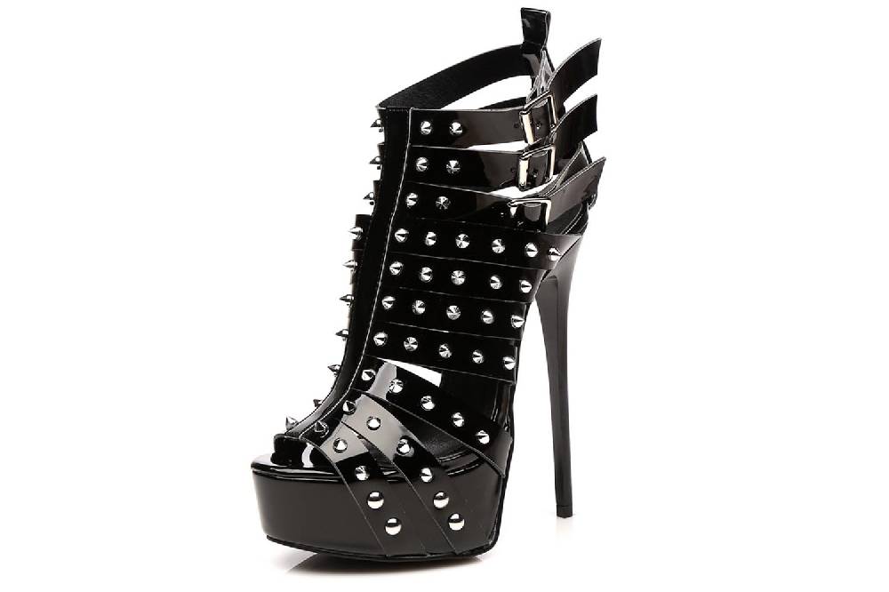 Giaro Multissima Sandalette In Übergrößen Schwarz Große Damenschuhe