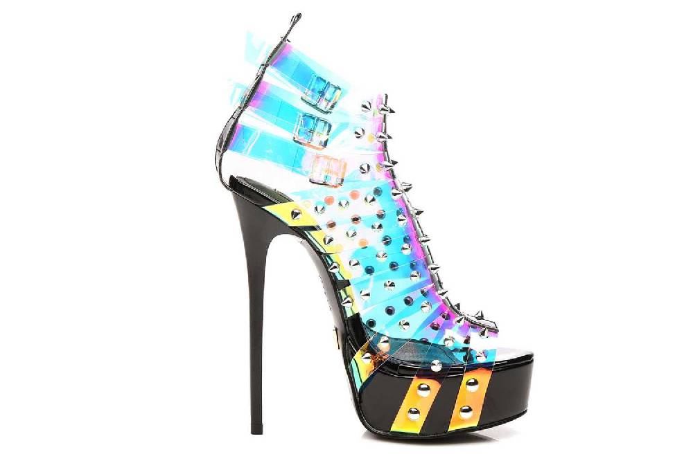 Giaro Multissima Sandalette In Übergrößen Transparent Große Damenschuhe