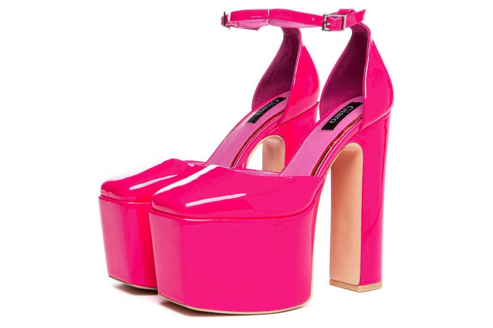 Giaro Pumps In Übergrößen Pink [D2C] SKYRISE FUCHSIA SHINY Große Damenschuhe