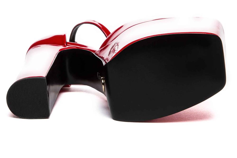 Giaro Pumps In Übergrößen Rot [D2C] SKYRISE RED SHINY Große Damenschuhe