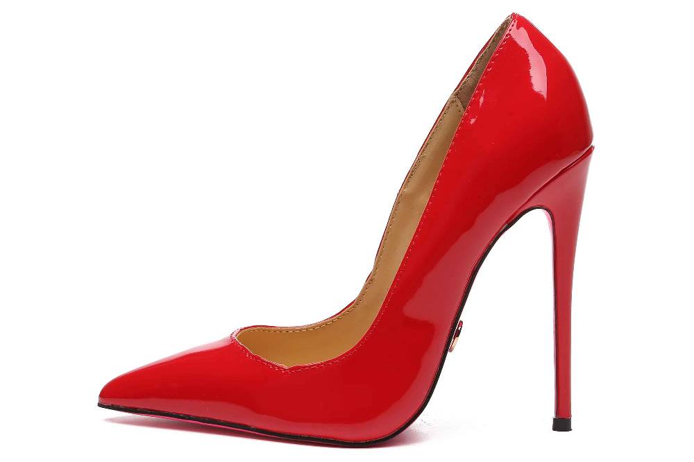 Giaro Pumps In Übergrößen Rot [D2C] TAYA RED SHINY Große Damenschuhe