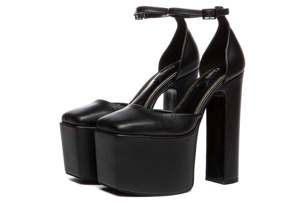 Giaro Pumps In Übergrößen Schwarz [D2C] SKYRISE BLACK MATTE Große Damenschuhe