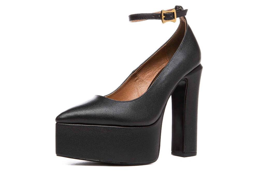 Giaro Pumps In Übergrößen Schwarz [D2C] STYLET BLACK MATTE Große Damenschuhe