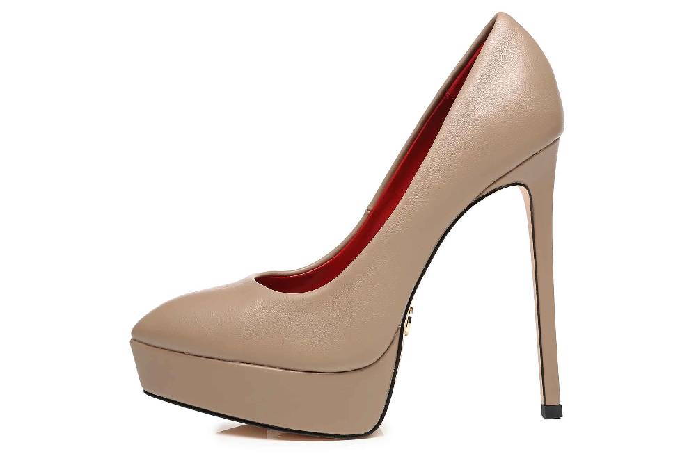 Giaro Pumps in Übergrößen Taupe [D2C] SCANT TAUPE MATTE große Damenschuhe