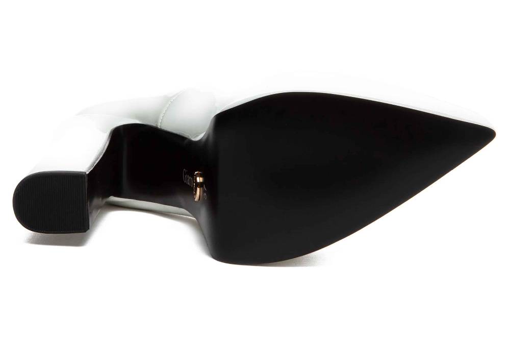 Giaro Pumps In Übergrößen Weiß [D2C] STYLET WHITE SHINY Große Damenschuhe