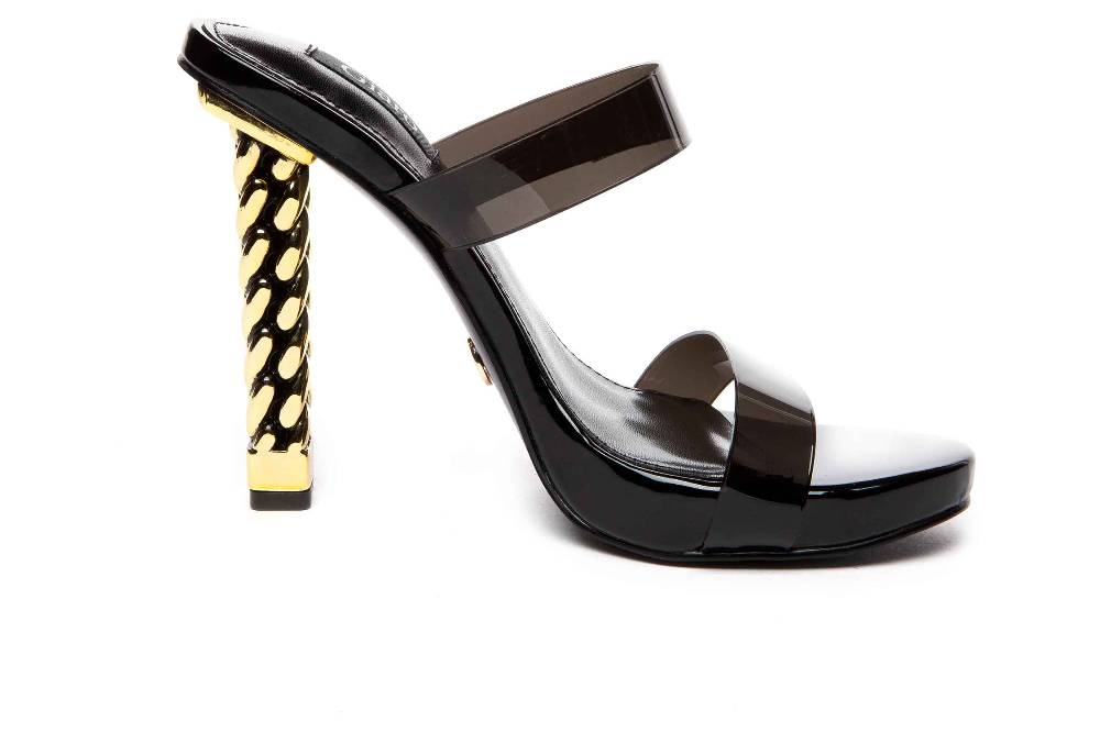 Giaro Sandalen In Übergrößen Schwarz [D2C] AMIE BLACK TPU/SHINY Große Damenschuhe