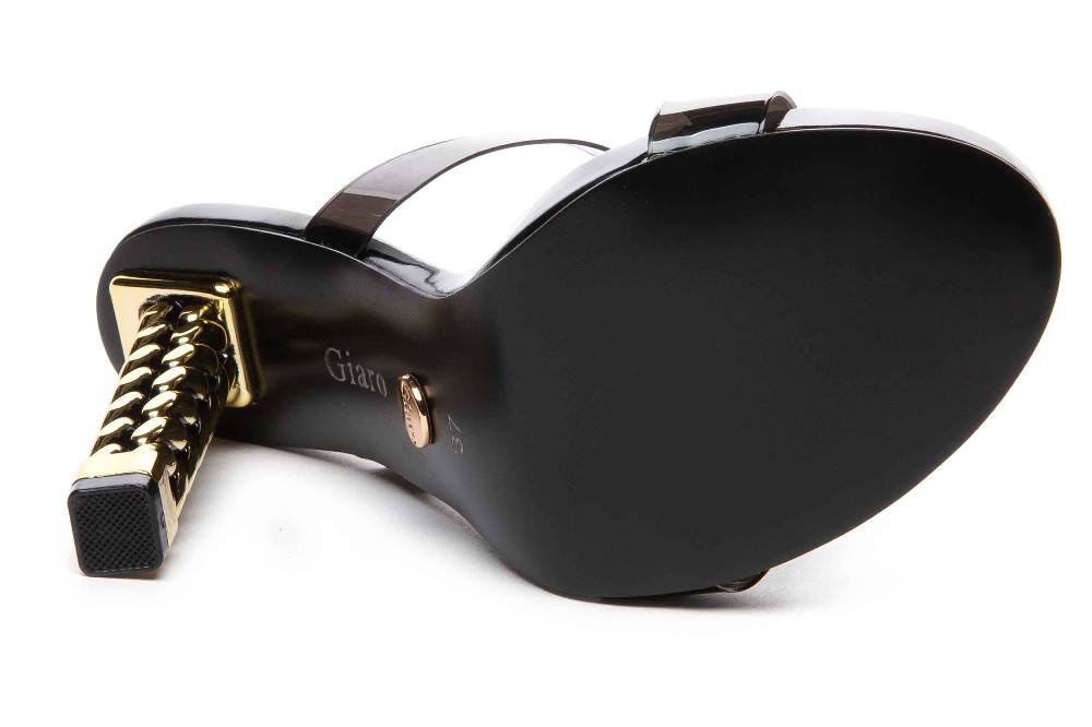 Giaro Sandalen In Übergrößen Schwarz [D2C] AMIE BLACK TPU/SHINY Große Damenschuhe