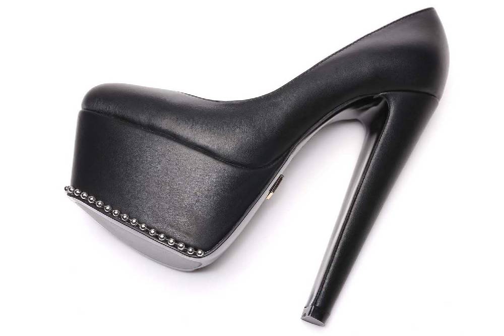 Giaro Serenella High Heels In Übergrößen Schwarz Serenella Black Matte Große Damenschuhe