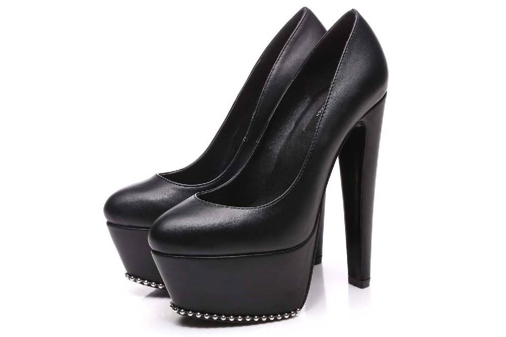 Giaro Serenella High Heels In Übergrößen Schwarz Serenella Black Matte Große Damenschuhe