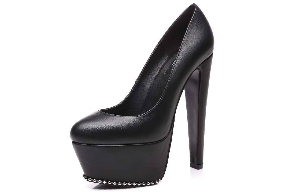 Giaro Serenella High Heels in Übergrößen Schwarz Serenella Black Matte große Damenschuhe