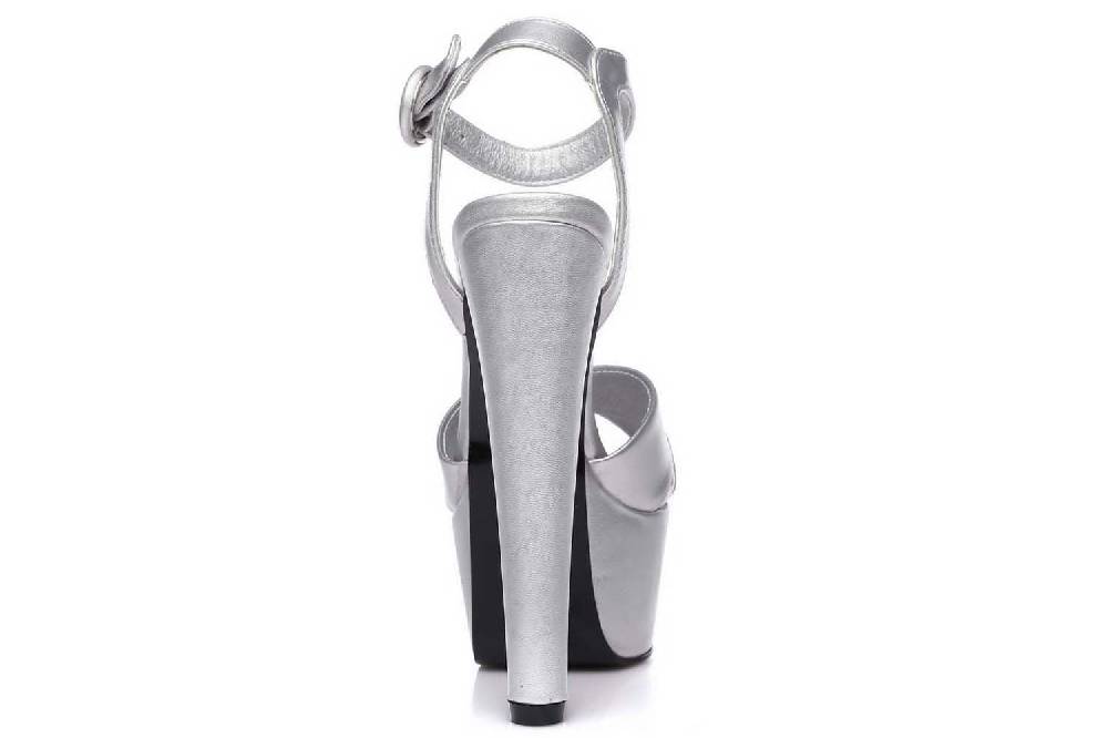 Giaro Sissi High Heels In Übergrößen Silber Sissi Silver Matte Große Damenschuhe