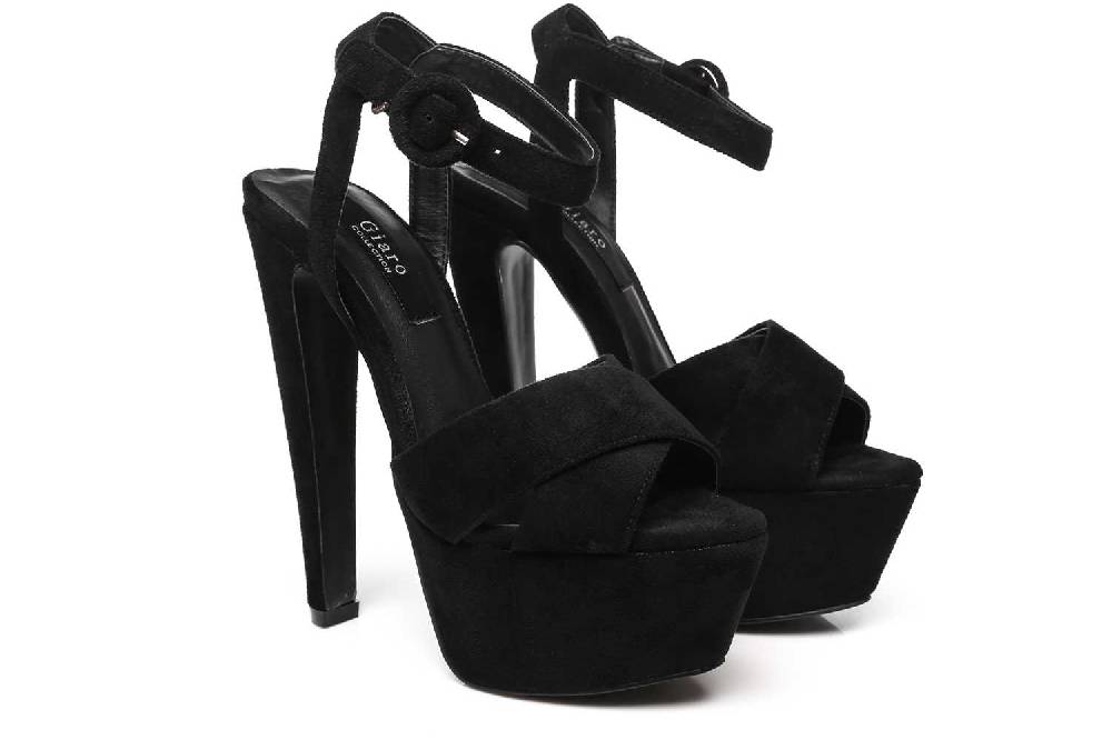 Giaro Sissi Sandalette In Übergrößen Schwarz Große Damenschuhe