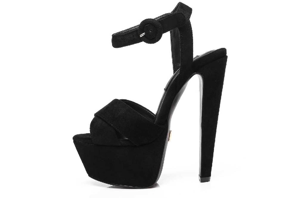 Giaro Sissi Sandalette in Übergrößen Schwarz große Damenschuhe