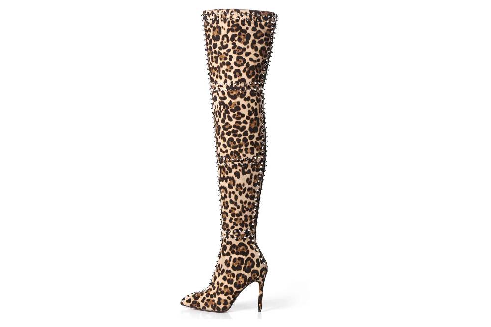 Giaro Stiefel in Übergrößen Mehrfarbig [D2C] LUNA LEO VELOUR große Damenschuhe