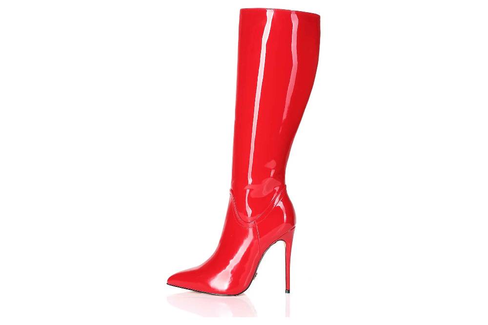 Giaro Stiefel In Übergrößen Rot [D2C] MILA RED SHINY Große Damenschuhe