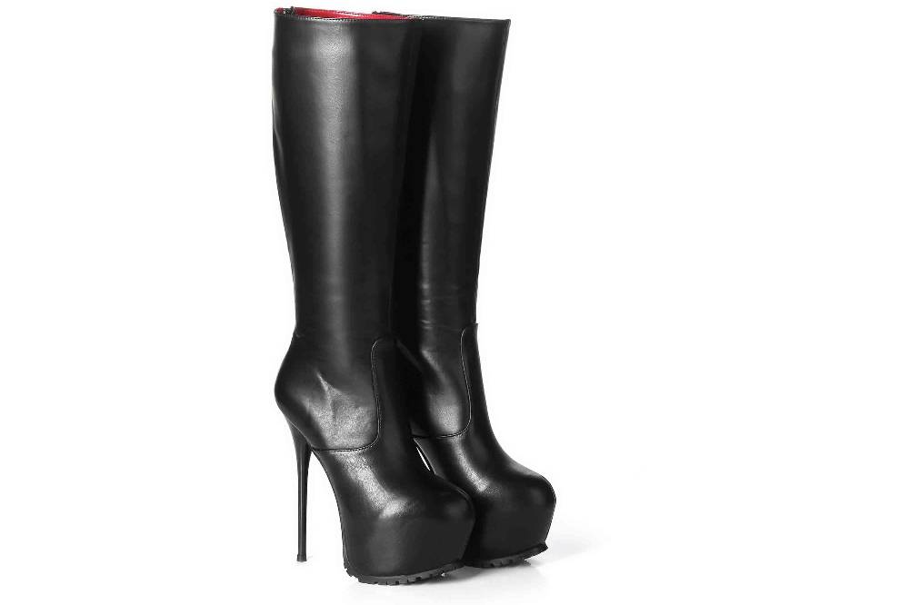 Giaro Stiefel In Übergrößen Schwarz Cameron Black Matte Große Damenschuhe