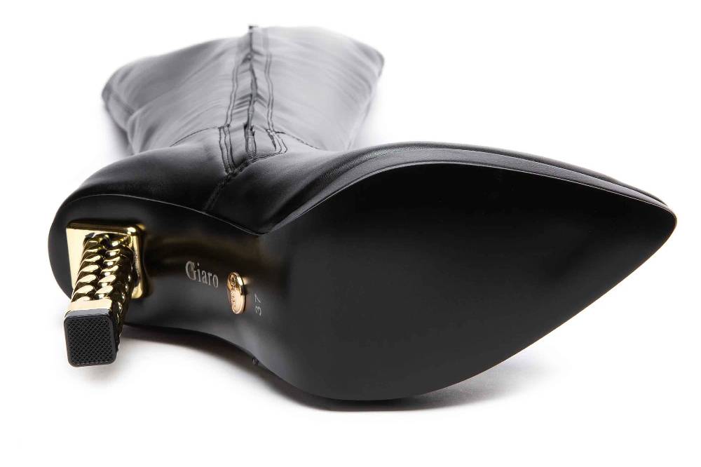 Giaro Stiefel In Übergrößen Schwarz [D2C] ALISSA BLACK MATTE Große Damenschuhe