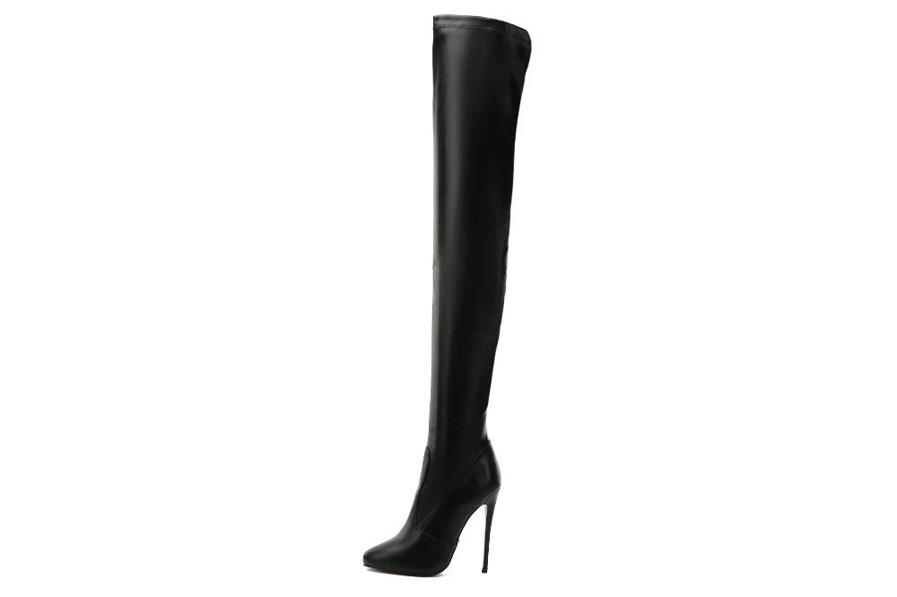 Giaro Stiefel in Übergrößen Schwarz [D2C] BELINDA BLACK MATTE große Damenschuhe