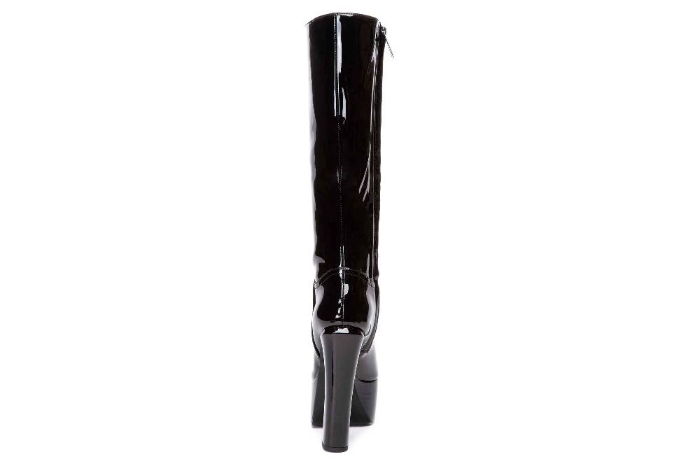 Giaro Stiefel In Übergrößen Schwarz [D2C] SARAHI BLACK SHINY Große Damenschuhe