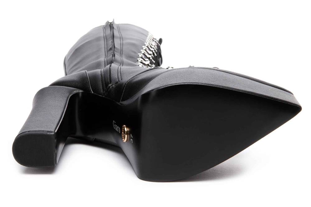 Giaro Stiefel In Übergrößen Schwarz [D2C] STRAGAZER BLACK MATTE Große Damenschuhe