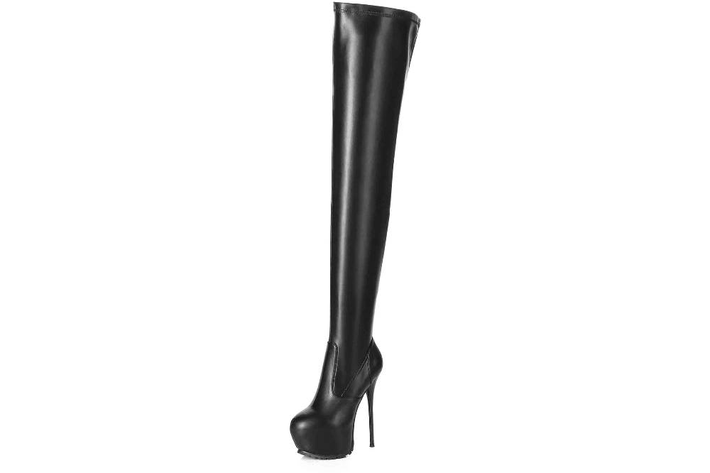 Giaro Stiefel In Übergrößen Schwarz Vida Black Matte Große Damenschuhe