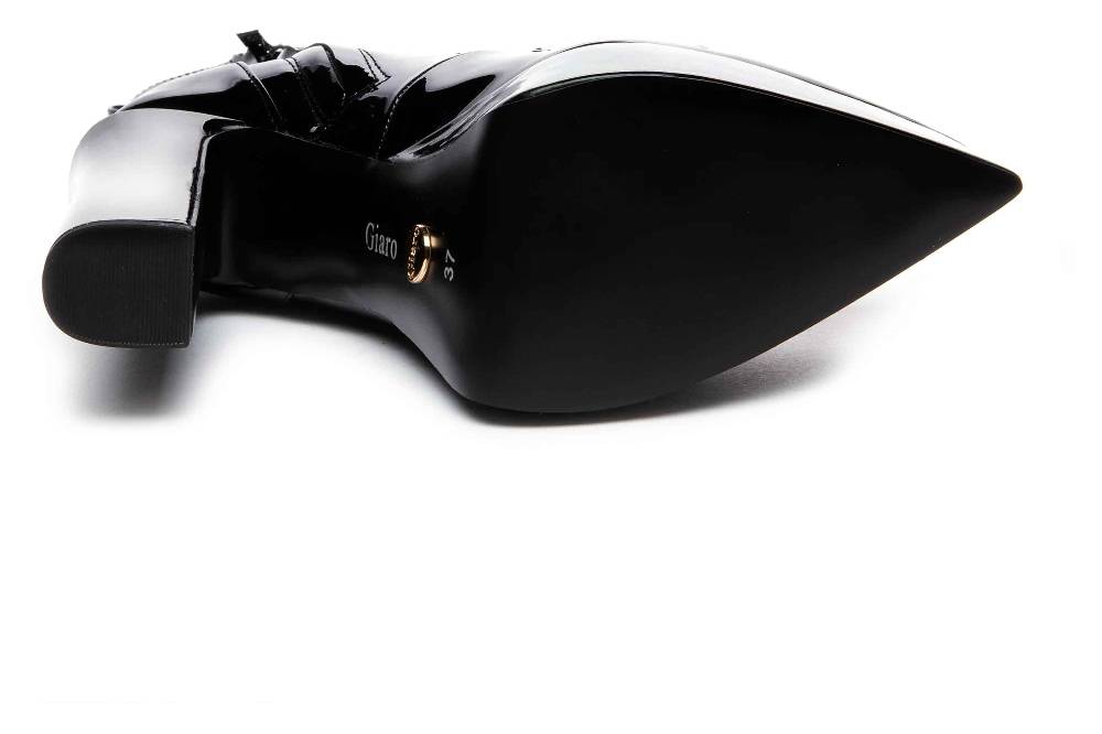 Giaro Stiefeletten In Übergrößen Schwarz [D2C] SCENIC BLACK SHINY Große Damenschuhe